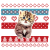 Ugly Christmas Sweater cat