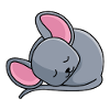 Sleeping mouse - design