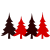Firs black red - 4 firs