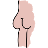 Cadeau d'illustration nu