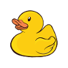 Badeente Gummiente
