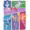 DC Super Hero Girls Super-Héroïnes Collage