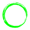 Circle Icon Design Green