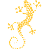 Goldfarbene Eidechse