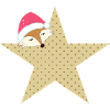 Fuchs Stern Weihnachtszeit - Geschenkidee -