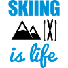 SKIING IS LIFE