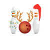 Christmas bowling