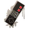 NES Controller Graffiti