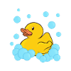Badeente Gummiente