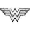 DC Comics Wonder Woman Logo Pencil Drawing