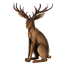 Jackalope - Halloween Rabbit Mythical Creatures