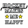 Hockey Hockeyschläger Spruch