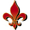 Red Lily Symbol Shadow