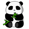 PandaLena eating panda