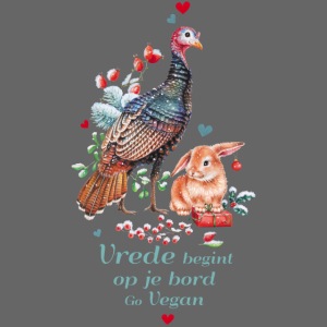 Peace begins on your plate. Go vegan.