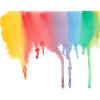 Regenbogen-Klecks