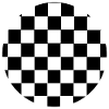 Checkered circle