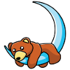 The bear in the moon