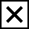 Cross X Symbol Icon