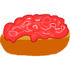 Mettbrötchen with onions