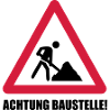baustelle achtung