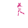 Runner girl running