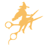 Witch on Scissors