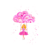 Pink clouds