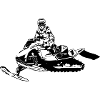Snowmobil - snowmobile - snowmobile