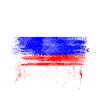 Russia Strong Distressed Graffiti Flag