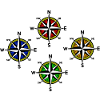 Windrose Nautical Compass