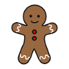 Christmas gingerbread Christmas cartoon
