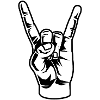 Rock 'n' roll hand