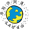 Earth's Ozone Layer Drawing