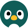 Cartoon Penguin Face