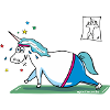 "Fluffy" fat unicorn