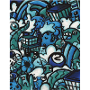 Blue Art Doodle
