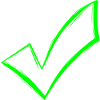 Tick checkmark OK icon sent