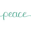 Peace Handwriting