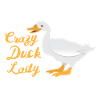Crazy duck lady (white duck)