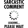 Sarcastic Comment Loading - Please Wait