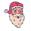 Bonnet Père Noël rouge