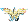 DC Comics Wonder Woman Filled Logo Drawings