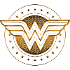 DC Comics Wonder Woman Classic Logo Gold