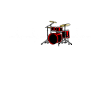 Heart beat drums
