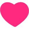 Heart pink