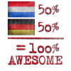 half german half dutch