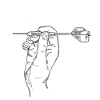 Darts hand