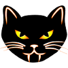 Böse Katze