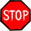 Stop shield vector